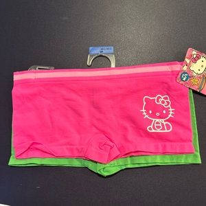 Hello Kitty girls 2 pk boy leg boxer M/L
